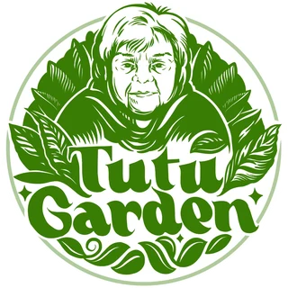 Logo de TutuGarden con el retrato de la abuela Sofía