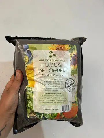 Humus de lombriz Horticulturachile 3 L